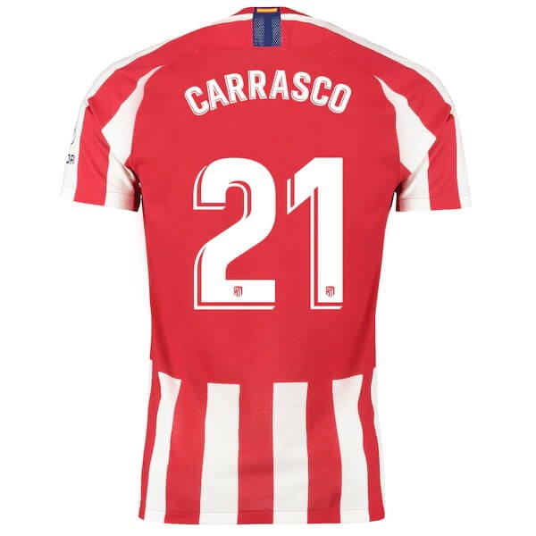 Tailandia Camiseta Atletico Madrid NO.21 Carrasco 2019-2020 Rojo
